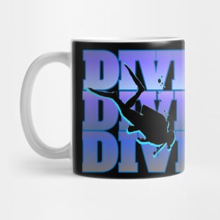 Scuba diving t-shirt designs Mug